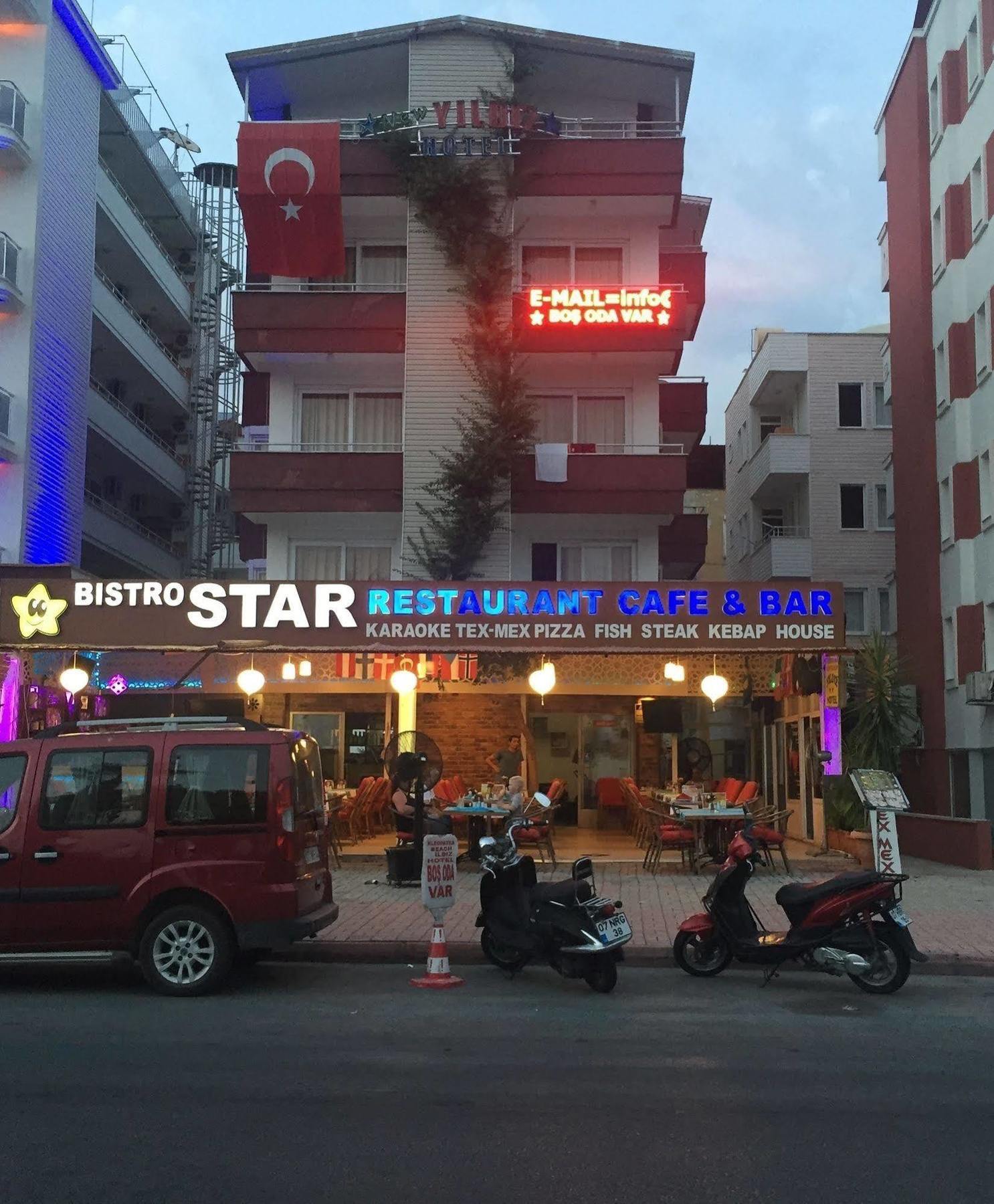 אלאניה Kleopatra Beach Yildiz Hotel מראה חיצוני תמונה